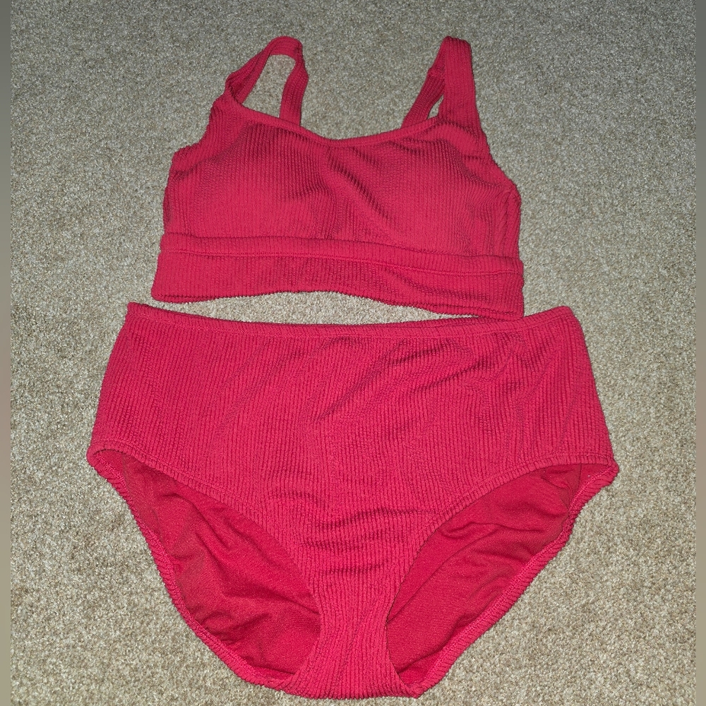 Bikini Swim Pieces, Build A Set - Both Red And Teal Availble